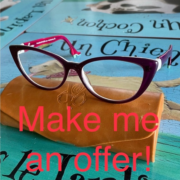 Purple Face a Face glasses frames - Picture 1 of 11